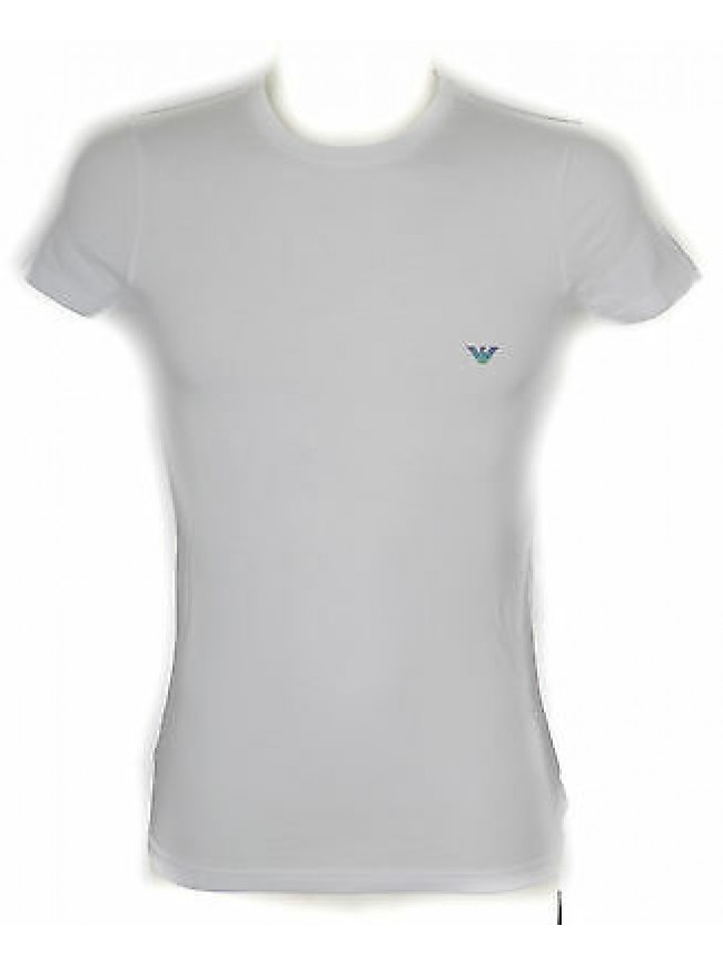 T-shirt maglietta giro uomo EMPORIO ARMANI 111035 6P745 taglia L 00010 BIANCO