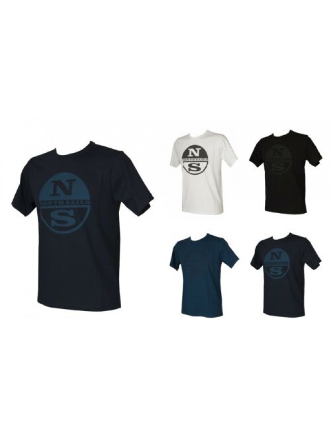 T-shirt maglietta uomo con stampa girocollo manica corta linea morbida cotone NO