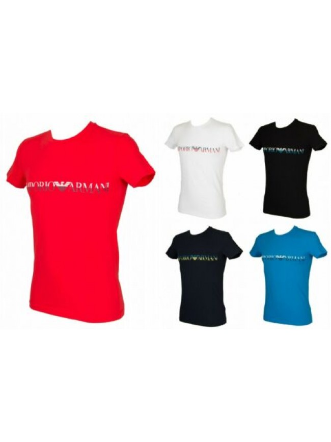 T-shirt maglietta uomo girocollo manica corta megalogo EMPORIO ARMANI articolo 1