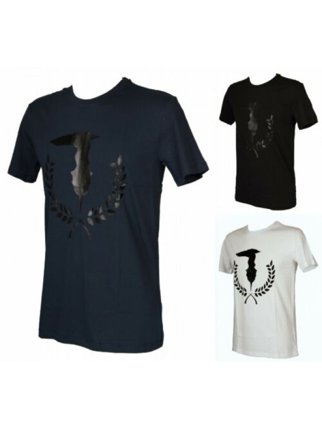 T-shirt maglietta uomo manica corta girocollo cotone regular fit TRUSSARDI JEANS