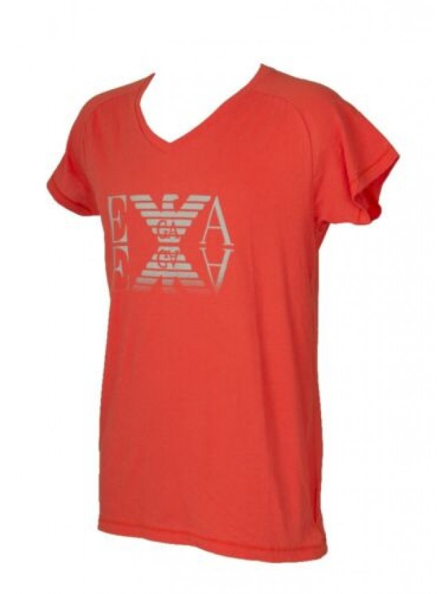 T-shirt maglietta uomo scollo V manica corta linea morbida puro cotone EMPORIO A