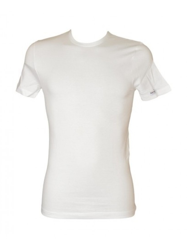 T-shirt uomo AXIOM by selina mezza manica paricollo cotone elasticizzato articol