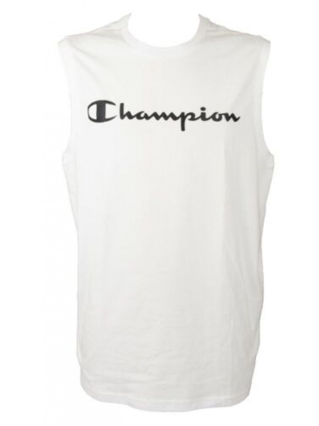 T-shirt uomo CHAMPION girocollo smanicato con logo articolo 214144 TSHIRT GIROCO