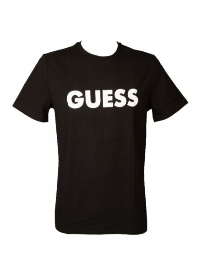 T-shirt uomo GUESS manica corta girocollo con stampa slim fit cotone elasticizza