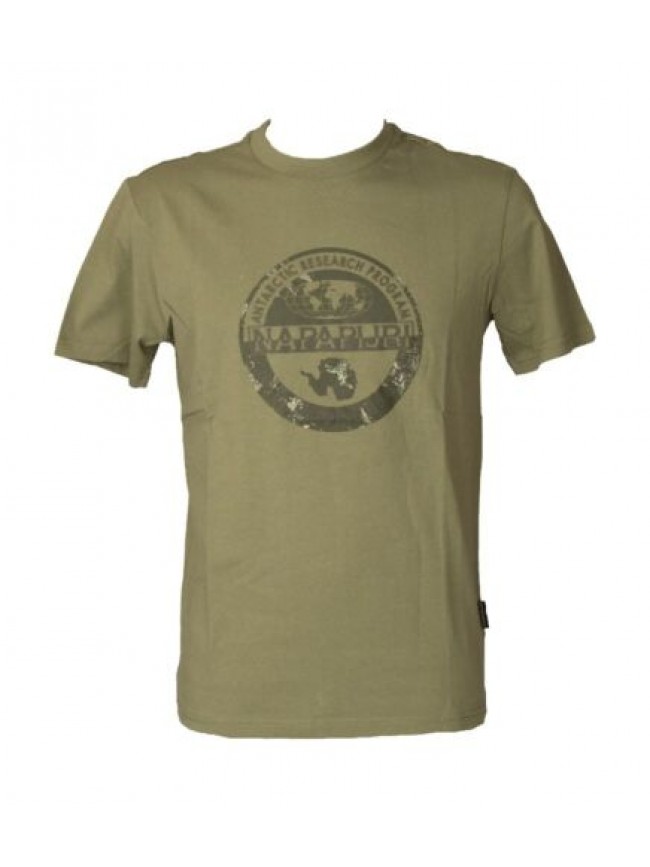 T-shirt uomo NAPAPIJRI maglietta manica corta girocollo cotone con stampa artico