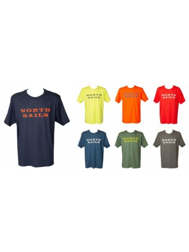 T-shirt uomo NORTH SAILS maglietta girocollo manica corta cotone articolo 692838