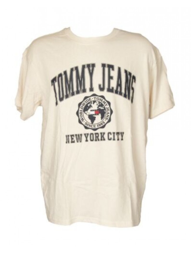 T-shirt uomo TH TOMMY HILFIGER  JEANS manica corta girocollo con logo puro coton