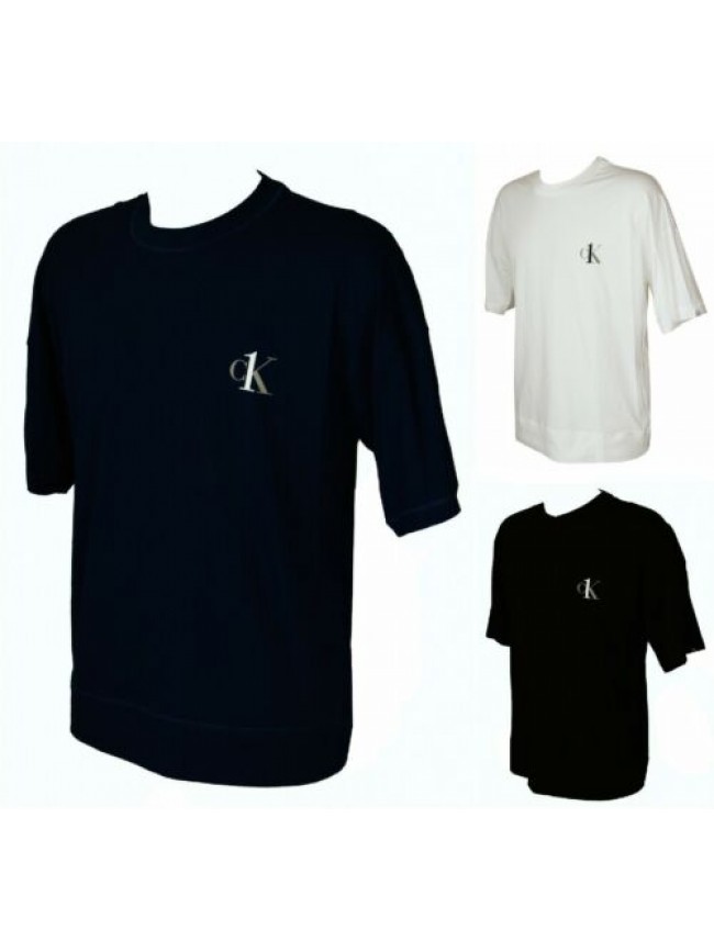 T-shirt uomo maglietta manica corta girocollo cotone CK CALVIN KLEIN articolo NM
