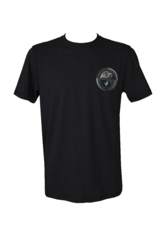 T-shirt uomo manica corta maglietta girocollo cotone con stampa NAPAPIJRI artico