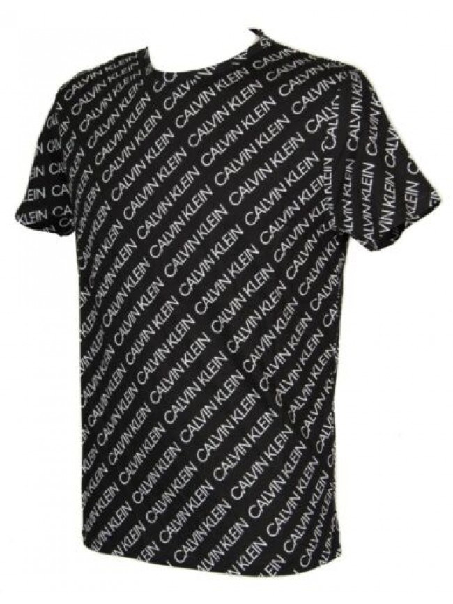 T-shirt uomo manica corta maglietta girocollo cotone log CK CALVIN KLEIN articol