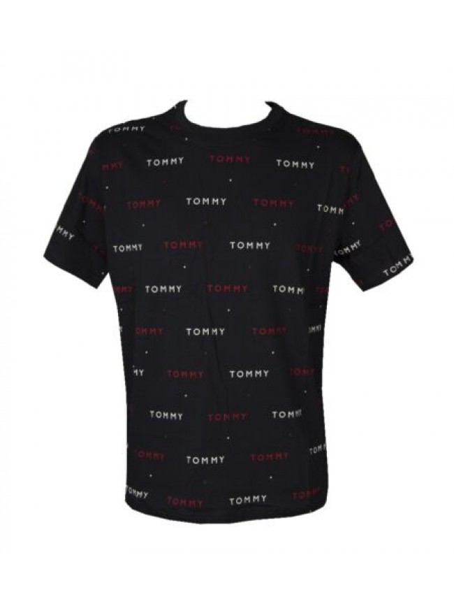 T-shirt uomo manica corta maglietta girocollo cotone stampa TH TOMMY HILFIGER ar