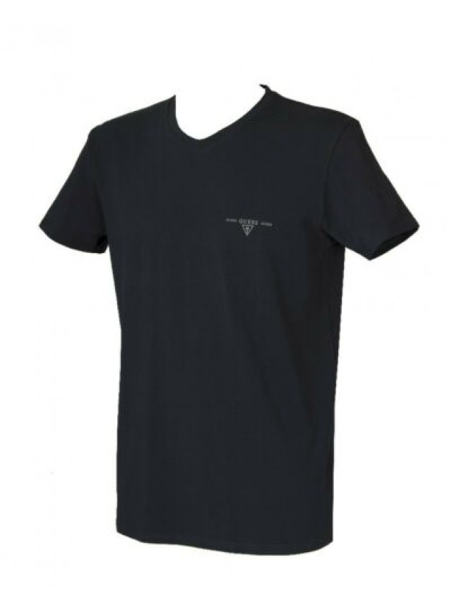 T-shirt uomo manica corta scollo V logo piccolo GUESS articolo UMPA21 V NECK