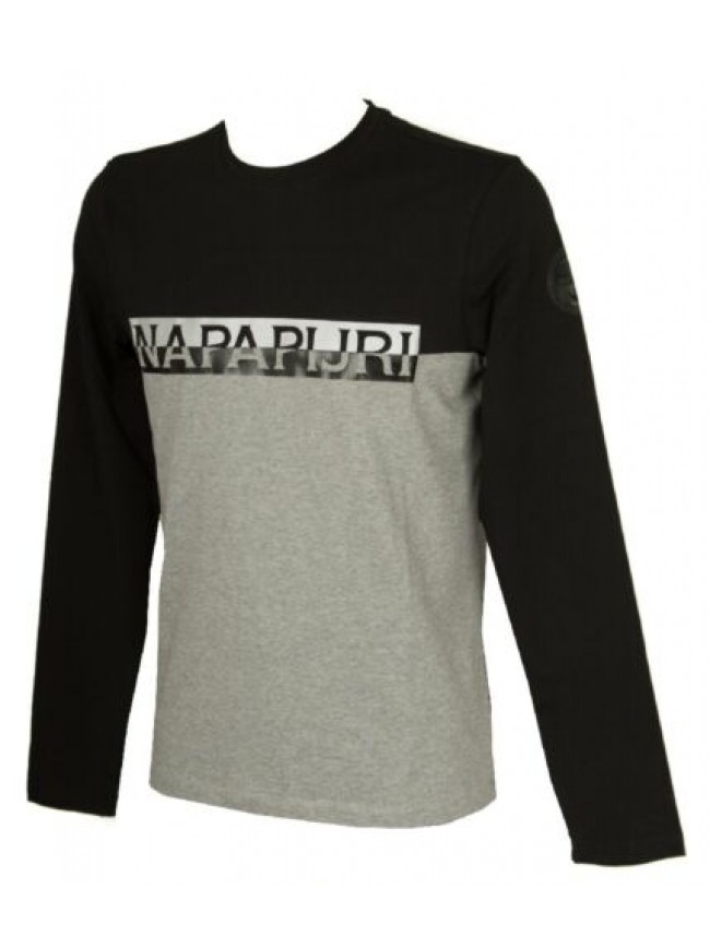 T-shirt uomo manica lunga maglia girocollo NAPAPIJRI articolo N0YHX2 SIBANOR LS