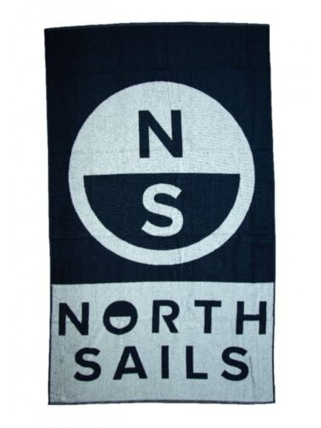 Telo mare NORTH SAILS  piscina o spa spugna di cotone beachwear con logo cm.170 