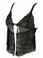 Top canottiera pizzo donna EMPORIO ARMANI 163684 6P233 taglia M col. 00020 NERO