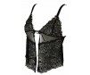 Top canottiera pizzo donna EMPORIO ARMANI 163684 6P233 taglia M col. 00020 NERO