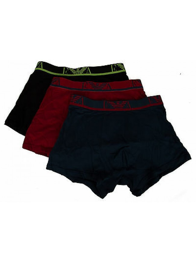 Tripack 3 boxer trunk EMPORIO ARMANI 111583 6P712 taglia S colore 38520 NE AV R