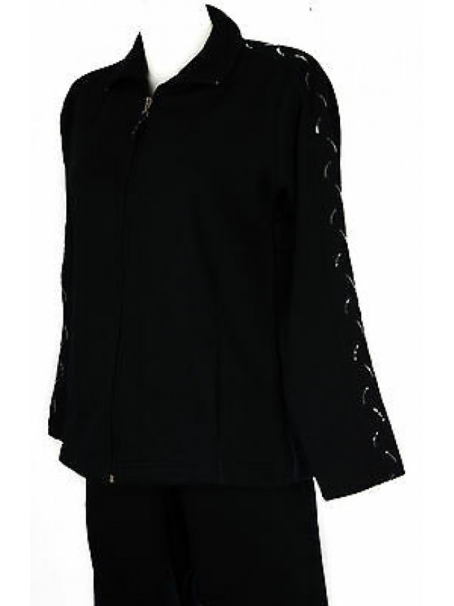 Tuta completo donna zip homewear F.LLI CAMPAGNOLO 8Q76206 taglia S col. M982 BLU