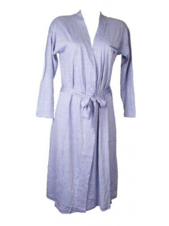 Vestaglia donna EMPORIO ARMANI manica lunga cotone estiva incrociata articolo 16