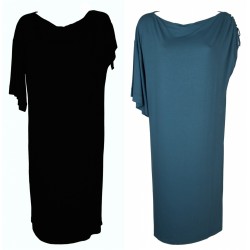 Abito donna manica moda in viscosa vestito tempo libero mare spiaggia beachwear RAGNO articolo 70210W