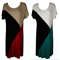 Abito donna manica corta in viscosa vestito tempo libero mare spiaggia beachwear RAGNO articolo 70266N