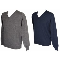 Maglia pullover uomo lana scollo V manica lunga RAGNO articolo A23512
