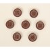 Set 7 bottoni rotondi con quattro fori per cucire in plastica mm.10 x 10 x 2 mm articolo BOT000311 Set 7 bottoni rotondi con quattro fori per cucire in plastica mm.10 x 10 x 2 mm articolo BOT000311
