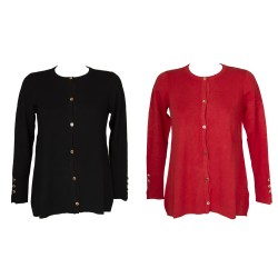 Giacca manica lunga con bottoni donna giacchina misto viscosa RAGNO articolo D029MI