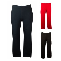 Pantalone donna RAGNO denim sigaretta capri con tasche dietro cotone elasticizzato articolo DI34PY
