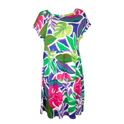 Abito donna RAGNO manica kimono calata misto viscosa articolo DN14DM