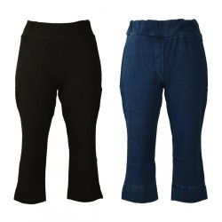 Pantalone donna RAGNO beYOUtiful pinochietto con spachetti elastico morbido in vita articolo DP16BF