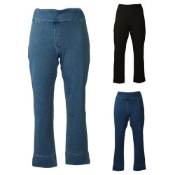 Pantalone donna RAGNO beYOUtiful capri con spachetti elastico morbido in vita articolo DP16BY