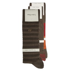 Calza uomo 3 paia di calzini trunk bassi in cotone CK CALVIN KLEIN articolo ECR164+ECP161+ECR165 SOCKS 3 PEZZI