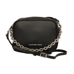 Borsa donna CK CALVIN KLEIN JEANS con tracolla articolo K60K610564 sculpted camera bagi chain - cm.19 x 14 x 8 (circa)