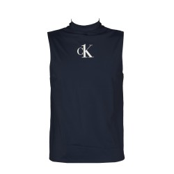 Canotta canottiera smanicato con collo rialzato uomo sportiva elasticizzata CK CALVIN KLEIN articolo KM0KM00612 MUSCLE TANK