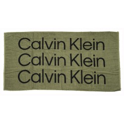 Telo mare CK CALVIN KLEIN piscina spa spugna di cotone cm.170 x 90 (circa) logato articolo KU0KU00090 TOWEL