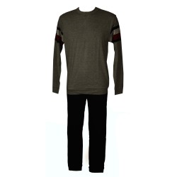Pigiama uomo cotone e viscosa manica lunga pantalone lungo girocollo RAGNO SPORT articolo U153NQ