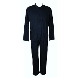 Pigiama aperto con bottoni uomo cotone e poliestere manica lunga pantalone lungo RAGNO SPORT articolo U302N7