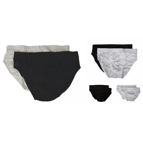 Confezione 2 slip uomo bi-pack medio cotone bielastico PEROFIL articolo VPRT00311 Confezione 2 slip uomo bi-pack medio cotone bielastico PEROFIL articolo VPRT00311